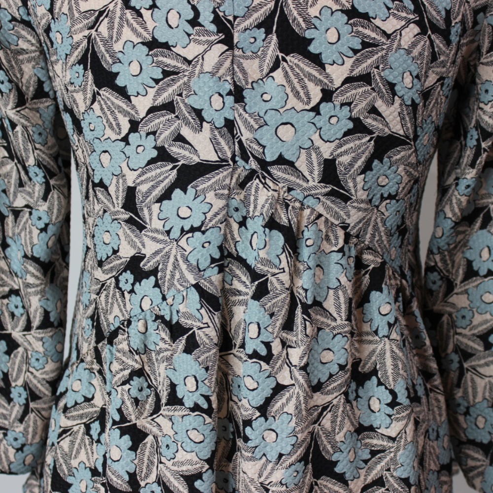 Rebecca Taylor 100% Silk Floral Top - Picture 5 of 10